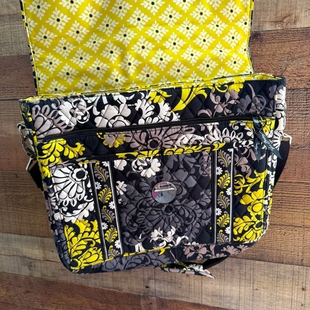 Vera Bradley Attaché Briefcase Baroque Pattern
